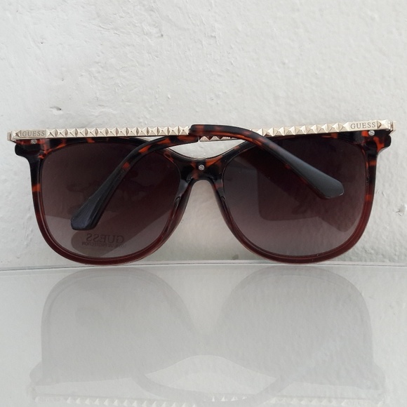 NWT GUESS TORTOISE SUNGLASSES EYEWEAR ACCESSORY - Picture 4 of 5